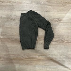 Knit olive green Abercrombie sweater
